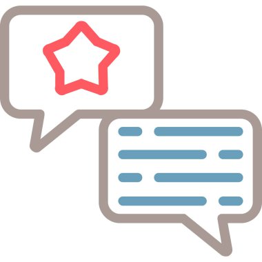 Konuş. Web simgesi basit illüstrasyon