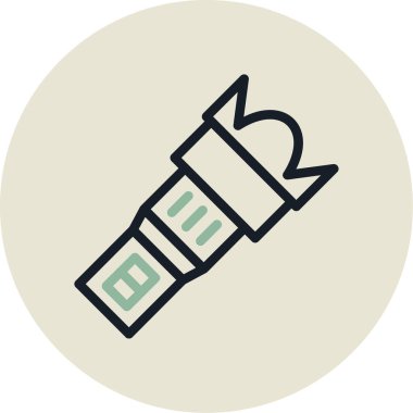 Şişe. Web simgesi basit illüstrasyon