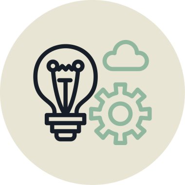 Seo simgesinin vektör illüstrasyonu