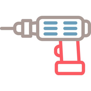 elektrik dolgu vektörü simgesi