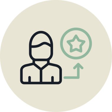 Müşteri değerlendirme simgesi, vektör illüstrasyonu