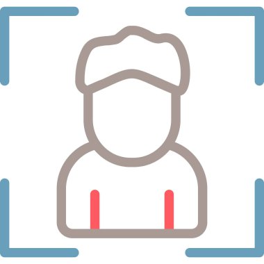 Avatar Adam vektör illüstrasyonu