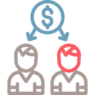 İş adamı ikonu. düz tasarım biçimi