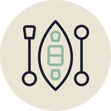 Modern simgenin vektör illüstrasyonu