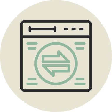 seo modern simgesinin vektör illüstrasyonu