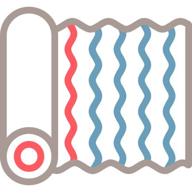 Beyaz ve kırmızı renkli bir arkaplanın vektör çizimi