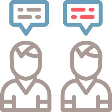 Müşteri servisi. Web simgesi vektör illüstrasyonu