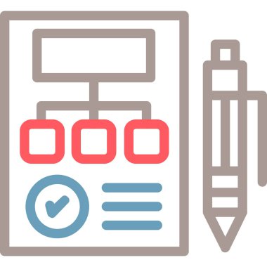 kontrol listesi simgesi doldurulmuş taslak biçimi