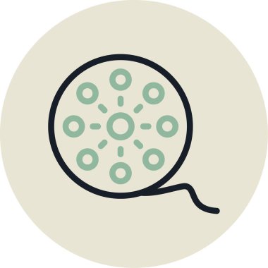 Bebek partisi ikonu, vektör illüstrasyonu