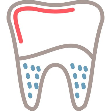 diş bakımı vektör simgesi