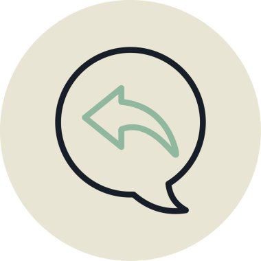 konuşma kabarcığı vektör çizimi