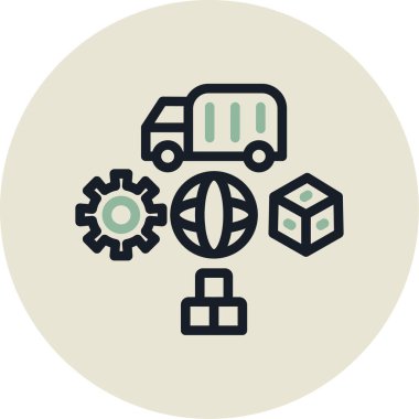 seo modern simgesinin vektör illüstrasyonu