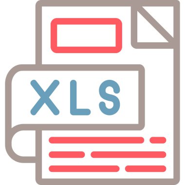 dosya biçimi simgesi, vektör illüstrasyonu