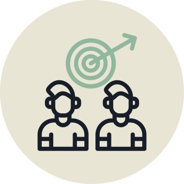 Seo simgesinin vektör illüstrasyonu