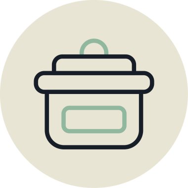 Gıda simgesinin vektör illüstrasyonu