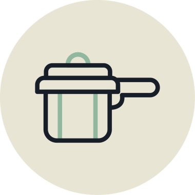 Kahve fincanı çizimi, basit tasarım elementi