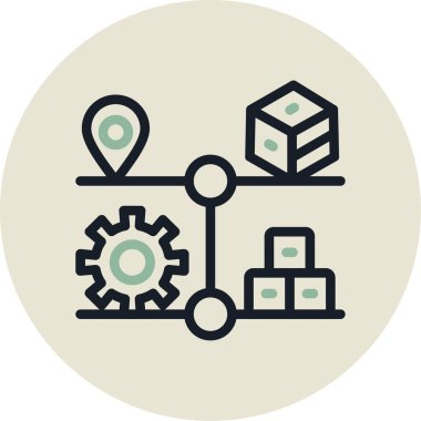 seo modern simgesinin vektör illüstrasyonu