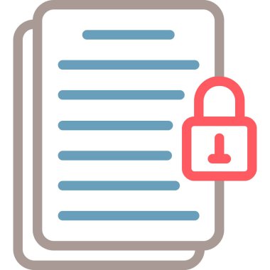 Kilit. Web simgesi basit tasarım