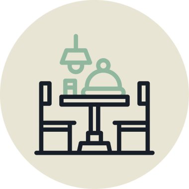 tablo simgesi vektör illüstrasyonu