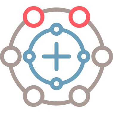 şebeke. Web simgesi vektör illüstrasyonu