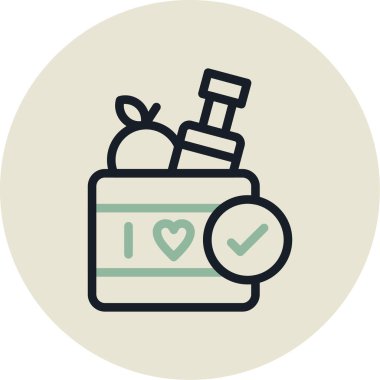 düğün kartı vektör simgesi