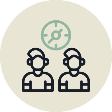 seo modern simgesinin vektör illüstrasyonu