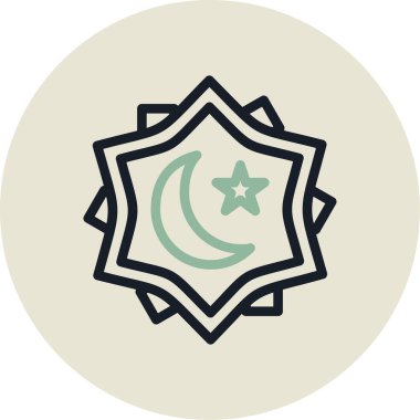 Ramazan Mübarek kutlama simgesi