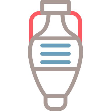 Şişe. Web simgesi basit illüstrasyon