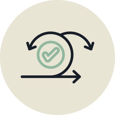 Web ve Geliştirme düz vektör simgesi.