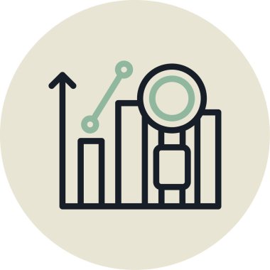 seo modern simgesinin vektör illüstrasyonu