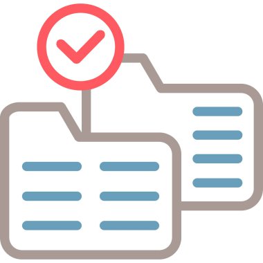 Kontrol listesi. Web simgesi basit illüstrasyon