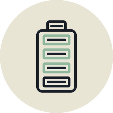 Pil vektör illüstrasyonu