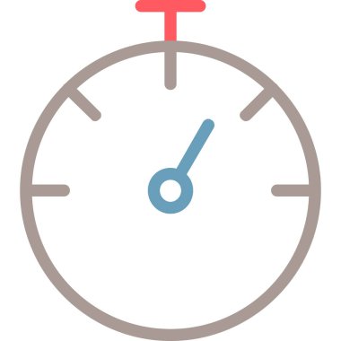 Saat simgesi vektör illüstrasyonu