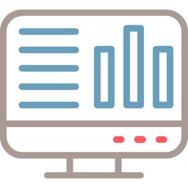 Ağ simgesi. Web tasarımı için izole edilmiş veri simgesinin basit çizimi