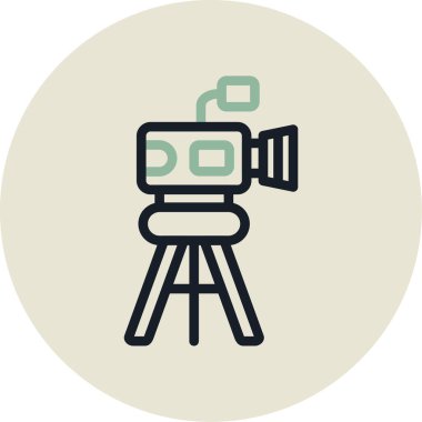 kamera kamera fotoğrafçılık simgesi doldurulmuş taslak biçimi