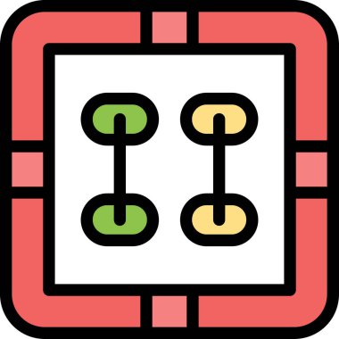 Geliştirme için web simgesi, geliştirme için vektör illüstrasyonu