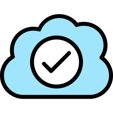 cloud computing. web icon simple design