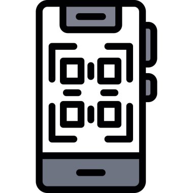 Smartphone Simgesi, vektör illüstrasyonu