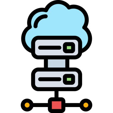 Bulut hesaplama. Web simgesi