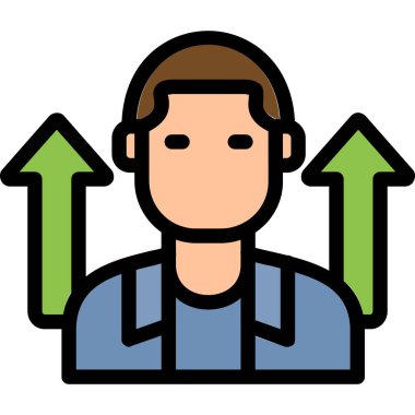 Ok. Web simgesi basit illüstrasyon