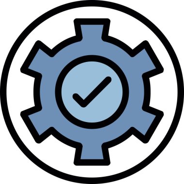 Teçhizat Web simgesi basit illüstrasyon