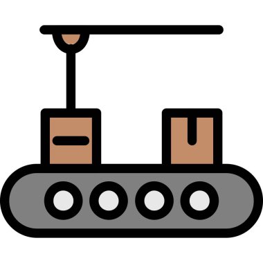 Klima Ağı simgesi basit bir illüstrasyon