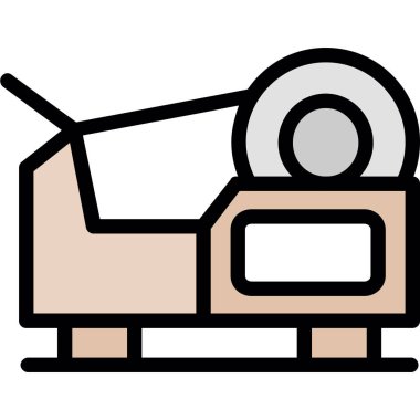 Televizyon. Web simgesi basit illüstrasyon