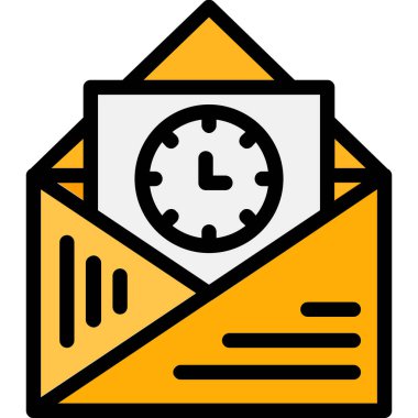 saat e- posta simgesi