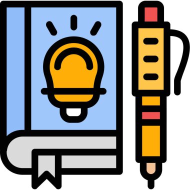 kalem çizimi eğitim simgesi - taslak biçimi