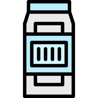 Bir ilaç şişesinin vektör çizimi