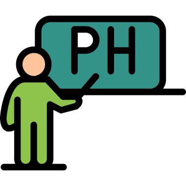 Kimyasal. Web simgesi basit illüstrasyon