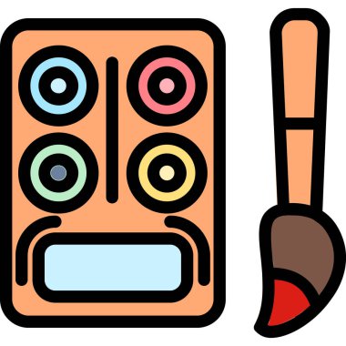 Çizgi film yüz simgesinin vektör illüstrasyonu