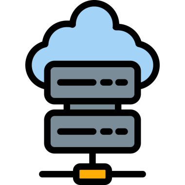 cloud computing. web icon simple design