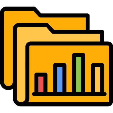 Grafik grafiği veri simgesi - taslak biçimi